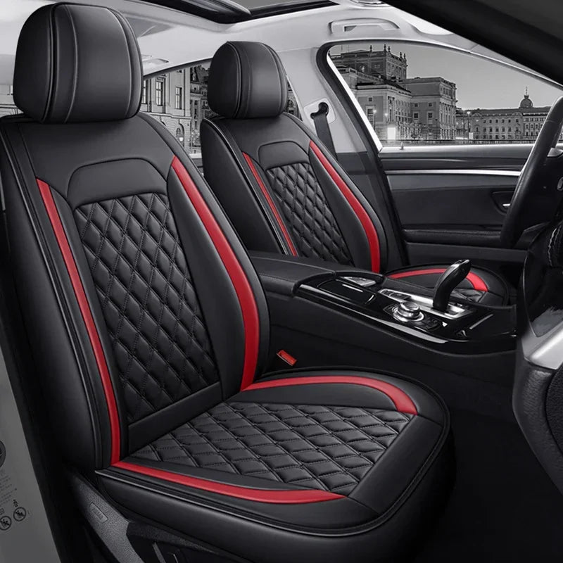 Full Coverage Universal Pu Leather Car Seat Covers for Mercedes C-Class W202 W203 W204 W205 A205 C204 C205 S202 Car Accessories Car Mobile World