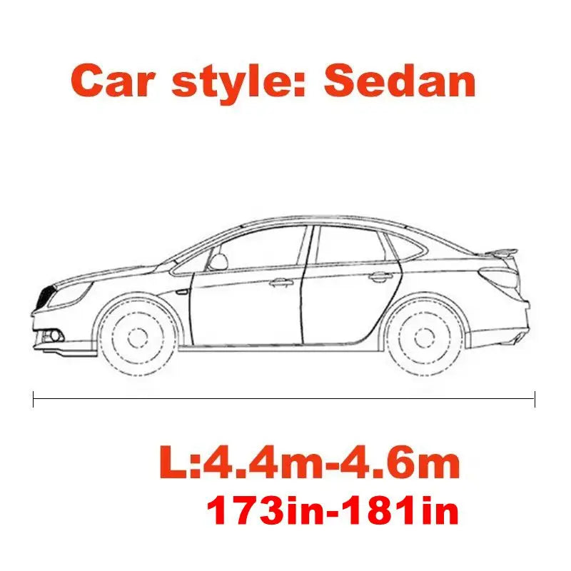 Universal Stretch Car Cover Sunproof Windproof Dustproof Scratch Resistant UV Protection for Sports Car Sedan SUV Beauty Styling CM World