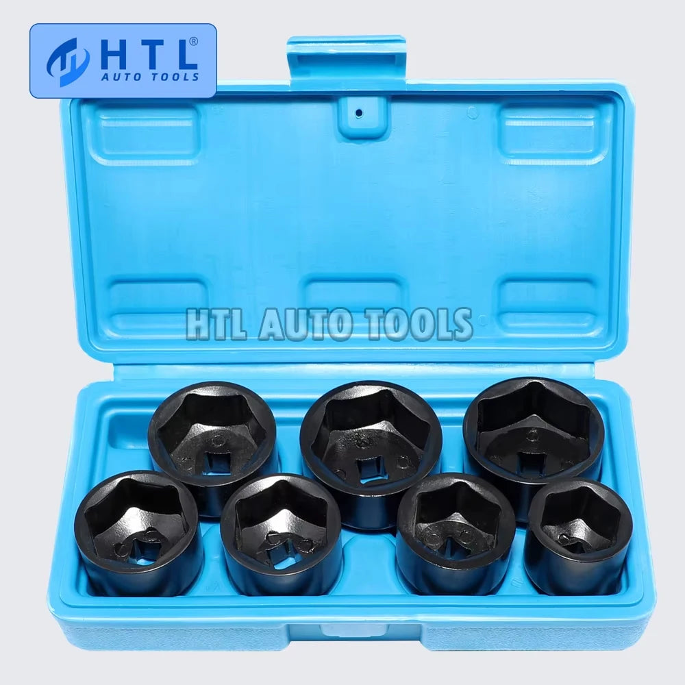 3/8" Drive Oil Filter Wrench Socket Kit 24 27 29 30 32 36 38mm For GM Opel Vauxhall Car Repair Tool