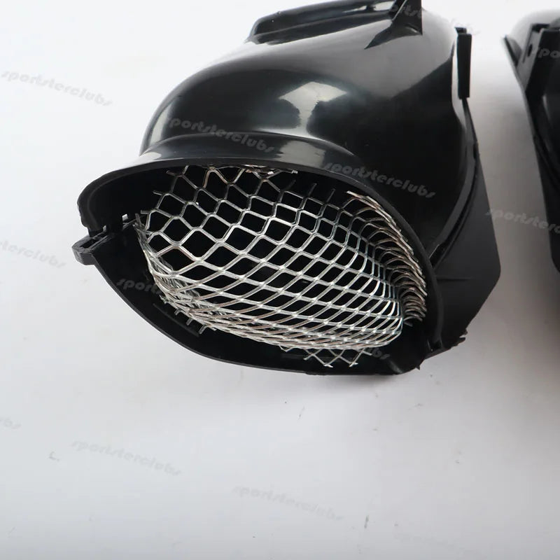Motorcycle Black ABS Ram Air Intake Tube Duct Pipe Cover Fairing Set for K4 2004-2005 SUZUKI GSXR600 GSXR750 GSXR 600 750 04-05 CM World