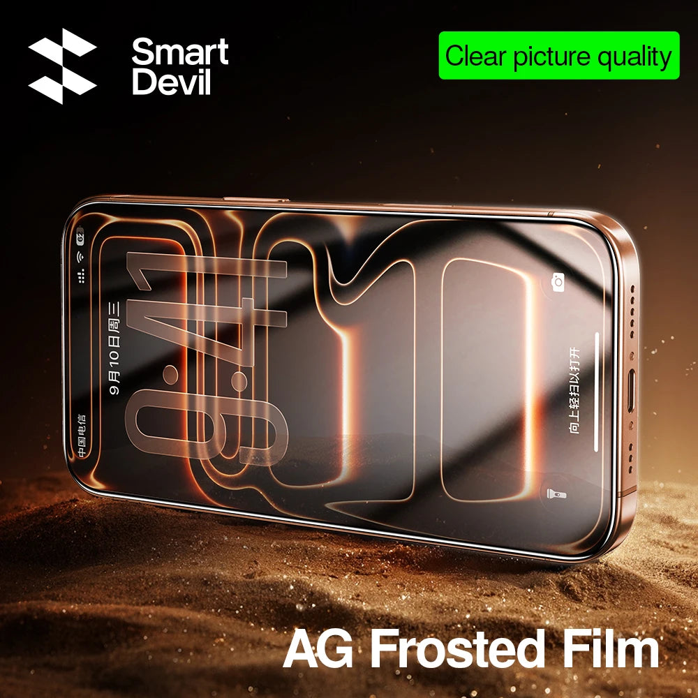SmartDevil HD Tempered Glass Film for iPhone 17 ProMax Privacy Screen Protector for iPhone 17Air 17Pro 16Pro 16 Anti-fingerprint Car Mobile World