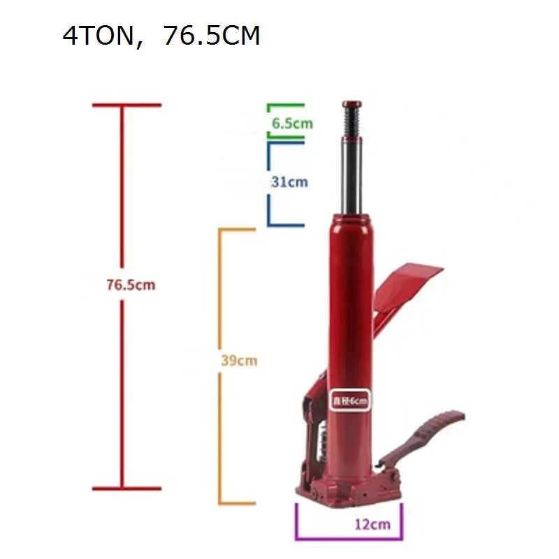 2TON-4Ton Pedal foot type hydraulic bottle Jack for change tire of vehicle car off-road automobile SUV off-road tire tyre change