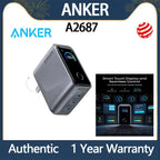 New Anker Prime Charger, 160W 3-Port Compact USB C GaN Charger Block, Smart Display and Touch Control, 140W Max Charging via