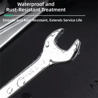 Hand Tool 6-32mm Combination Wrench Chrome Vanadium Steel Metric Open-ended Spanner Opened Ring Repair Wrench Home Use