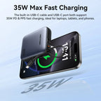 Vention 35W Mini Power Bank PD Fast Charge 10000mAh Portable PowerBank for iPhone 17 16 Pro Samsung S25 External Battery Charger Car Mobile World