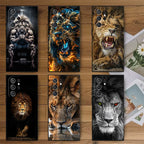 Lion Male Man King Soft Phone Case for Samsung Galaxy S26 S25 Edge S24 Ultra S23 Plus S22 S21 FE S20 Black Cover Back Shell