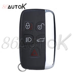 Car Key Shell Case Housing Cover for Jaguar XJ XJL XF Car Key Case for Range Rover Sport Evoque for Land Rover LR4 5 Buttons CM World