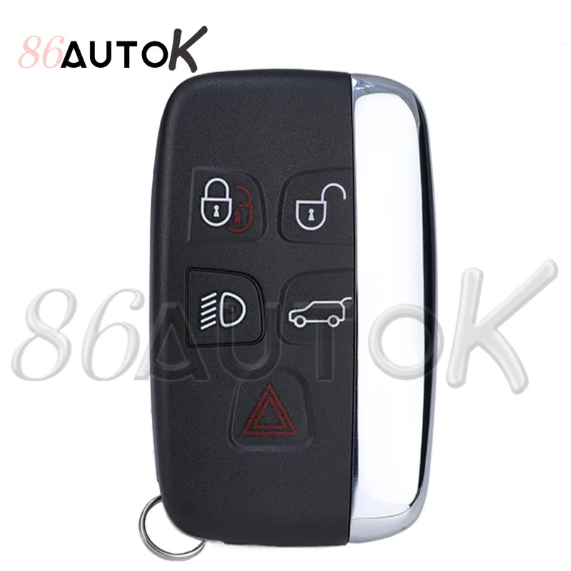 Car Key Shell Case Housing Cover for Jaguar XJ XJL XF Car Key Case for Range Rover Sport Evoque for Land Rover LR4 5 Buttons CM World