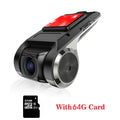 Develuck USB ADAS Full HD Car DVR Dash Cam For DVD Android Player Navigation Head Unit/Auto Audio Voice Alarm Video Recording Car Mobile World