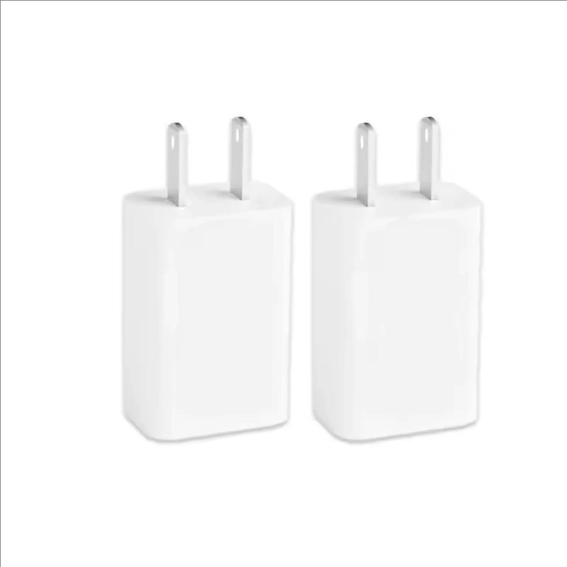 USB Wall Charger USB-A 5V 1A AC Power Adapter US Plug for iPhone 16 Samsung Xiaomi Console Camera Travel Charging Phone Adapters