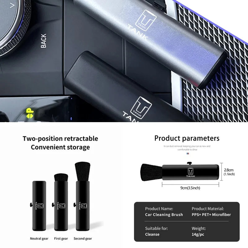 TANK Special Air Condition Vent Cleaning Brush, Crevice Dust Remover Tool For 300 400 500 700 400 Hi4-T Interior Care
