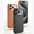 Official Magnetic Leather Case for Apple iPhone 17 Pro Max 16 13 12 14 15 Plus Original MacSafe for MagSafe Cover Accessories