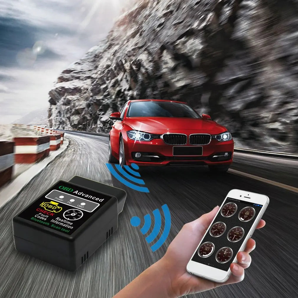 OBD V2.1 V1.5 ELM327 OBD2 Auto Scanner OBDII Car Tester Bluetooth 5.1 Car Diagnostic Tool for Android Windows Symbian for Iphone Car Mobile World