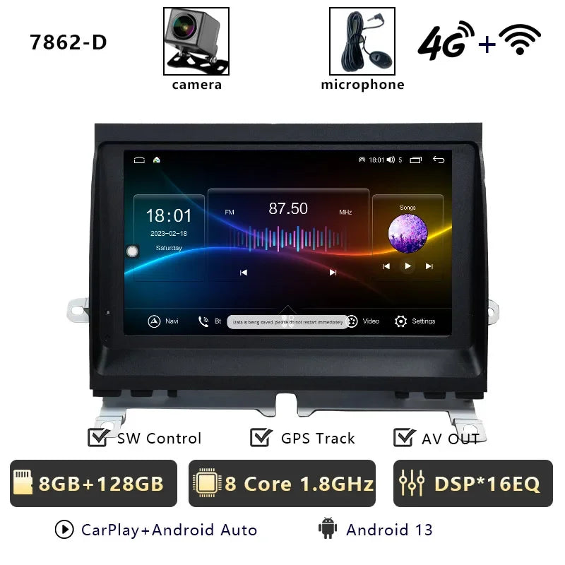 CHSTEK Android 13 Multimedia Player For Land Rover LR3 Discovery 3 L319 2004-2009 Auto Radio Car Stereo Carplay GPS WIFI 4G BT CM World
