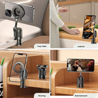 Adjustable Multi-function Magnetic Phone Clip Holder 360° Rotating Car Headrest Mount for Magsafe iPhone  Universal Car Bracket CM World
