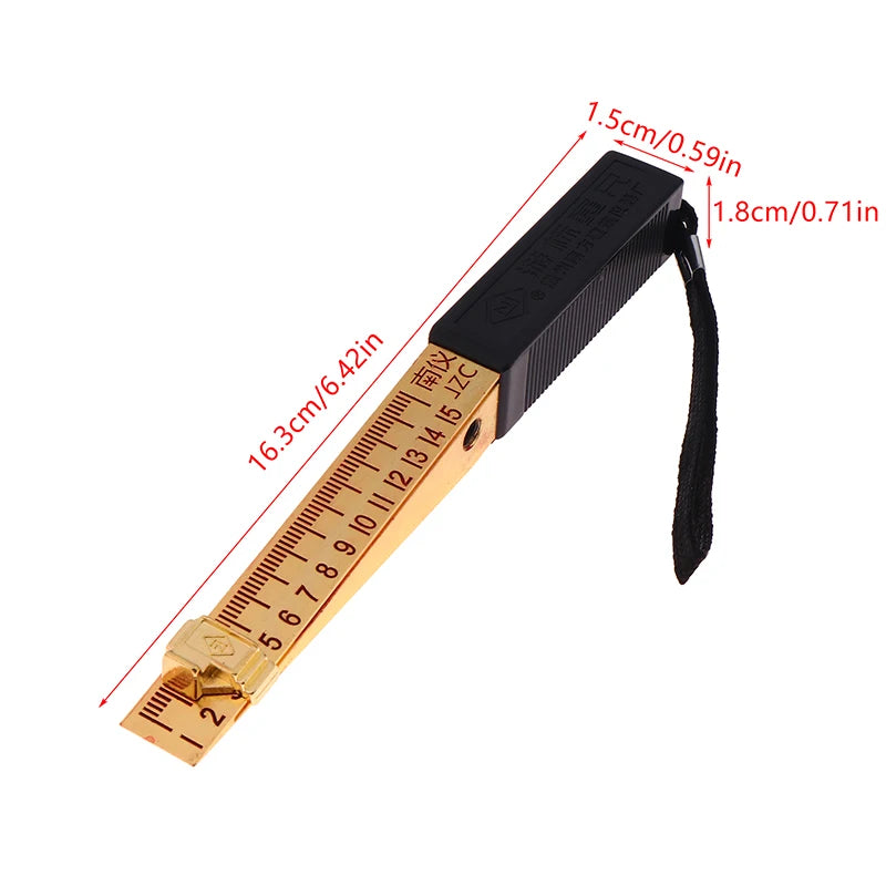 New Vernier Feeler Gauges Wedge Shaped Vernier Feeler Gauge 1-15mm House Engineering Inspection Flatness Measuring Tools CM World