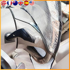 Steering Wheel Cover Sun Shade Anti-Heat Aluminum Foil Auto Interior Protector Block UV Rays Cool in Summer Vehicle Accessories CM World