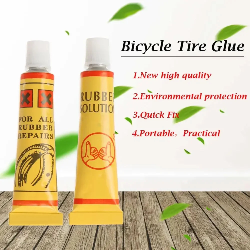 Bike Tire Adhesive - Instant Set Silicone Glue for Tubeless Puncture Repair on Mountain & Road Bikes CM World