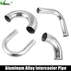 Uxcell Bend Elbow Tube Aluminum Alloy Car Univesral 25/38/45/51/63/76/89/102mm OD 100mm Length 90/180 Ddgree Air Intake Tube CM World