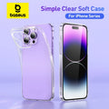 Baseus Clear TPU Case for iPhone 17 16 15 14 13 12 11 Pro Max Plus Air Soft Transparent Phone Cover Soft Thin Protective Case Car Mobile World