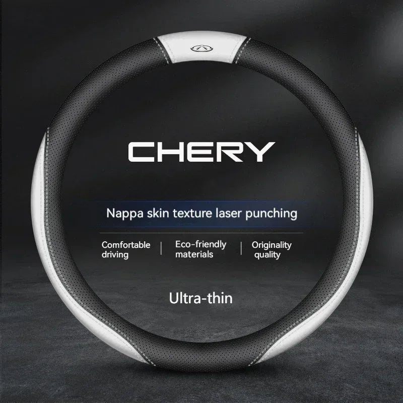 Suitable for Chery Series Arrizo Tiggo 7 4 3 5 Pro 8 Plus Car Suede Steering Wheel Cover Auto Accessories CM World