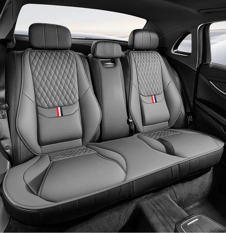 Universal Ergonomic Car Seat Cover Built-in 6cm Lumbar Support and Leg Bolster Breathable SUV Sedan Cushion Car Seat Protection