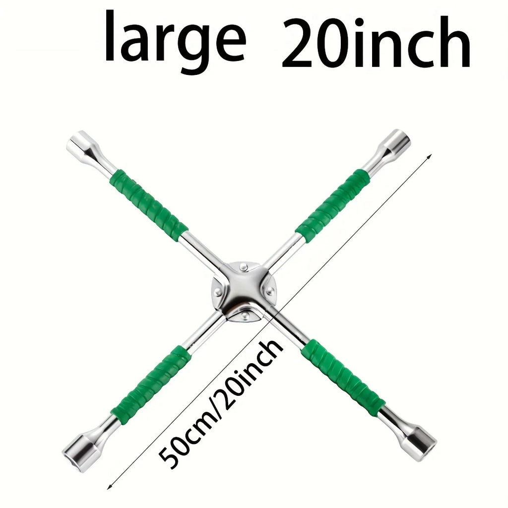 Car Extended Universal Tire Wrench Cross Disassembly and Repair Tire Replacement Tool Set Socket Wrench Outer Hexagon