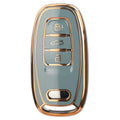 jingyuqin Remote Car Key TPU Cover Case Shell Holder Keychain For Audi A4 S4 B7 B8 A6 A5 A7 A8 Q5 S5 S6 Q3 Q7 Protector CM World