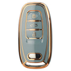jingyuqin Remote Car Key TPU Cover Case Shell Holder Keychain For Audi A4 S4 B7 B8 A6 A5 A7 A8 Q5 S5 S6 Q3 Q7 Protector CM World