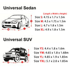 Car Cover Outdoor Protection Exterior Sun Snow UV Covers SUV Sedan Auto Sunshade Dustproof Waterproof Black Silver Car Mobile World
