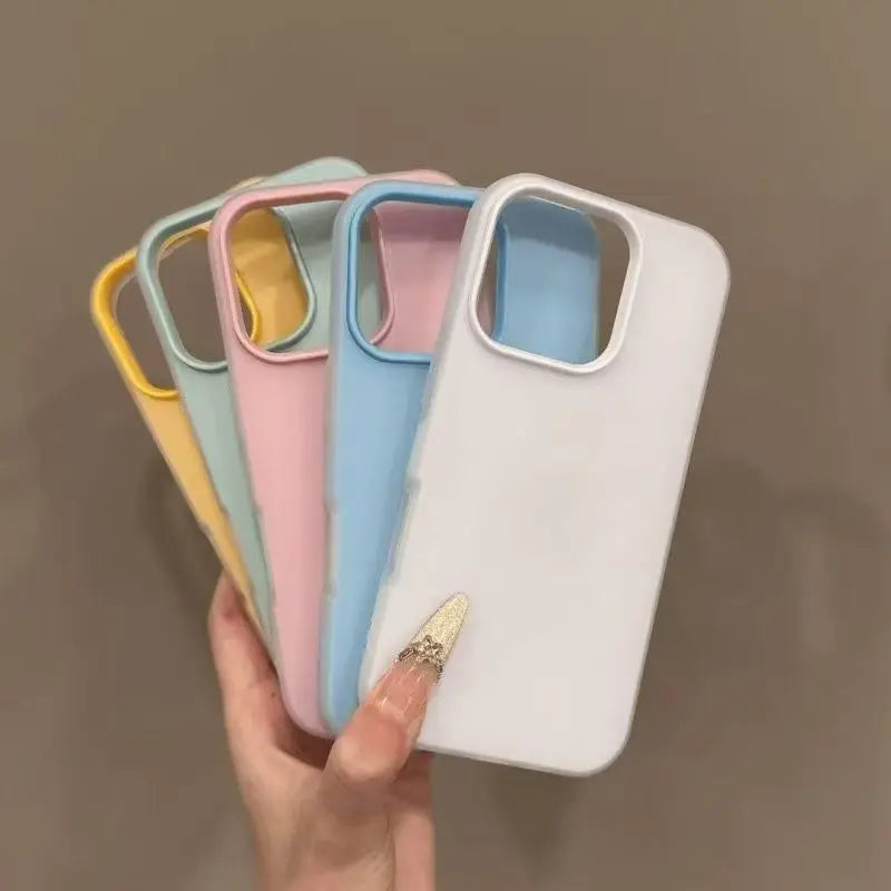 Luxury Candy Color Matte Case For Samsung Galaxy S26 S25 S24 S23 Ultra S22 Plus S21 FE A56 A55 A36 A26 A54 A53 A17 A37 A57 Cover