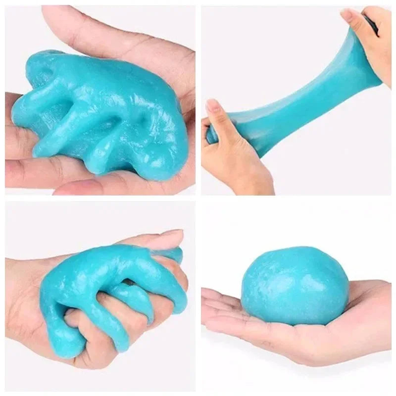 Car Cleaning Gel Slime Magic Mud Auto Interior Computer Keyboard Dirt Clean Dust Remover Gel Car Wash Interior Cleaning Tools CM World