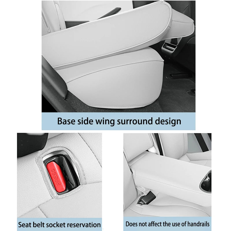 For Tesla ModelYJuniper 2025 Full Set Seat Covers Leather pad breathable and sweat proof all season seat cover Cushion Protector CM World