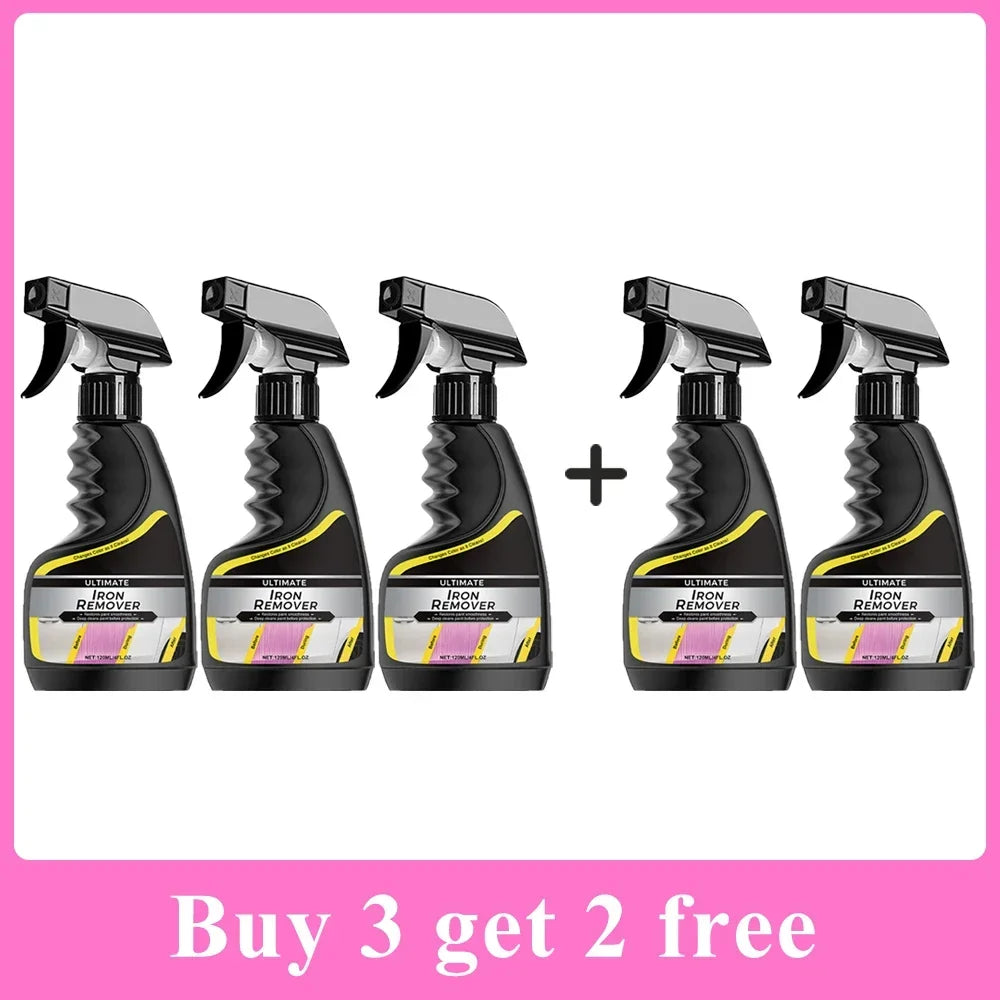 Multi-Use Car Rust Remover Spray - Wheel & Exhaust Pipe Care, Metal Iron Powder Cleaner CM World