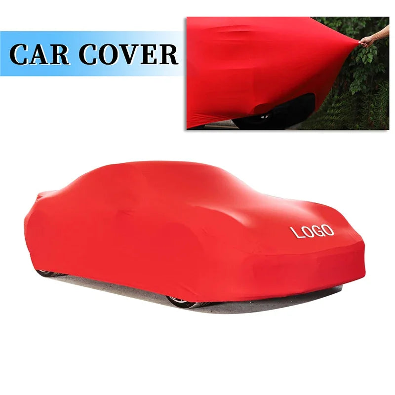 For Sports Car Sedan SUV Beauty Styling Universal Stretch Car Cover Sunproof Windproof Dustproof Scratch Resistant UV Protection CM World