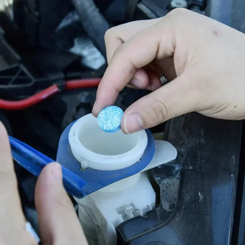 Car Windshield Glass Concentrated Washer Tablets Car Effervescent Washer Fluid Wiper Glass Solid Cleaning Tablets for Car Window CM World
