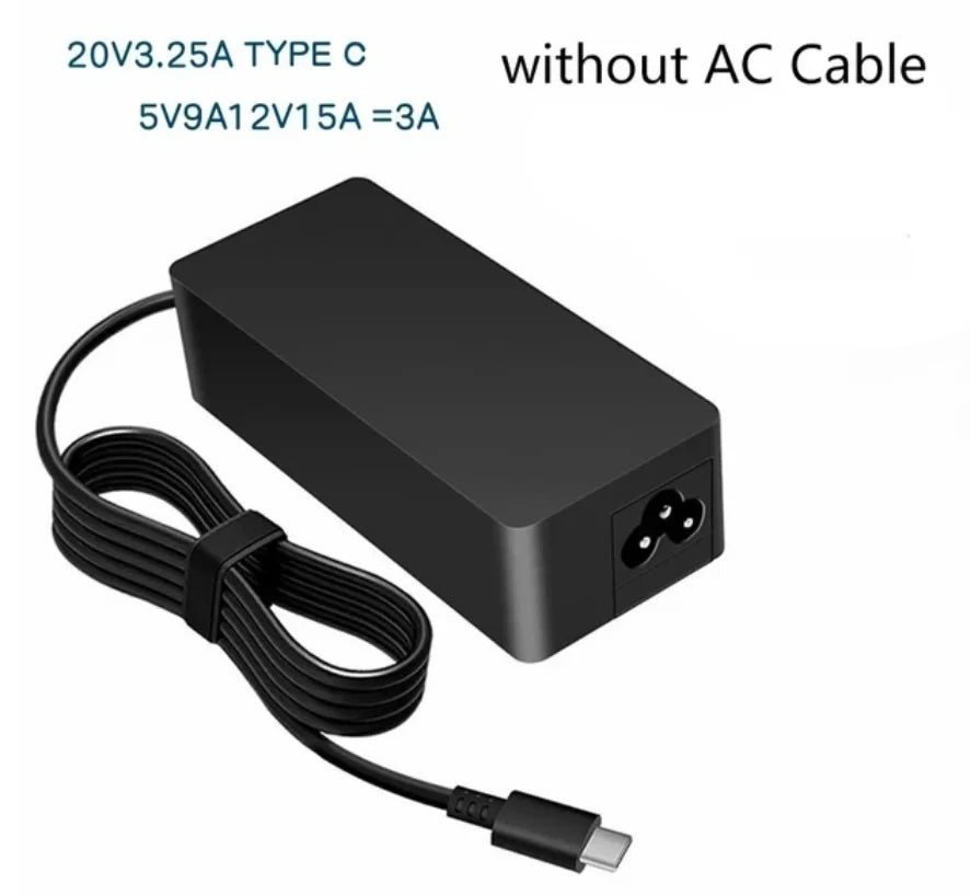 BINGO 65W USB C Laptop Charger Power Adapter for Lenovo ThinkPad,Hp,Chromebook,Yoga,Dell,ASUS,Acer Type C Fast Power Adapter Car Mobile World