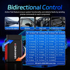 KONNWEi Car OBD2 Scanner Bluetooth Connection APP Control EPB/DPF/OiL/BMS Reset Function Fault Code View Car OBD Diagnostic Tool Car Mobile World