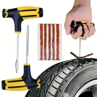 Car Tire Repair Kit Puncture Plug Tools Tyre Puncture Emergency for Tire Strips Stirring Glue Repair Tool Kit Car Accessories CM World