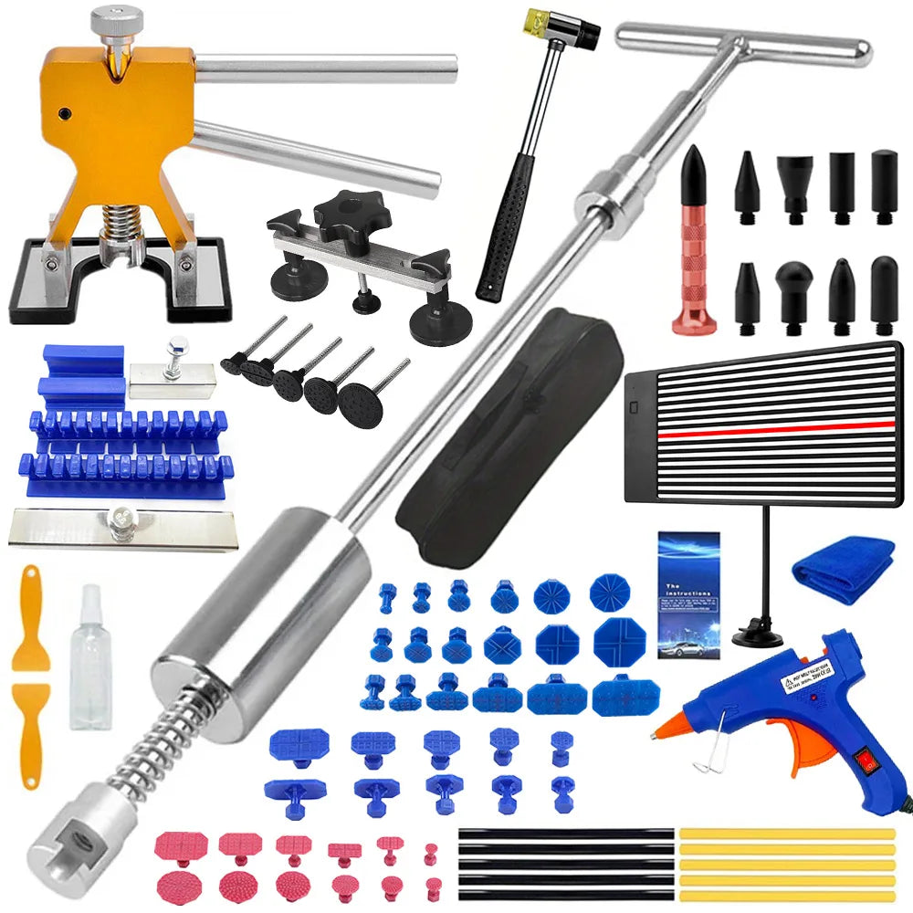 Car Dent Repair Tools Dent Removal kit Paintless Dent Repair Auto Body Dent Suction cup Puller products for Car workshop Vehicle CM World