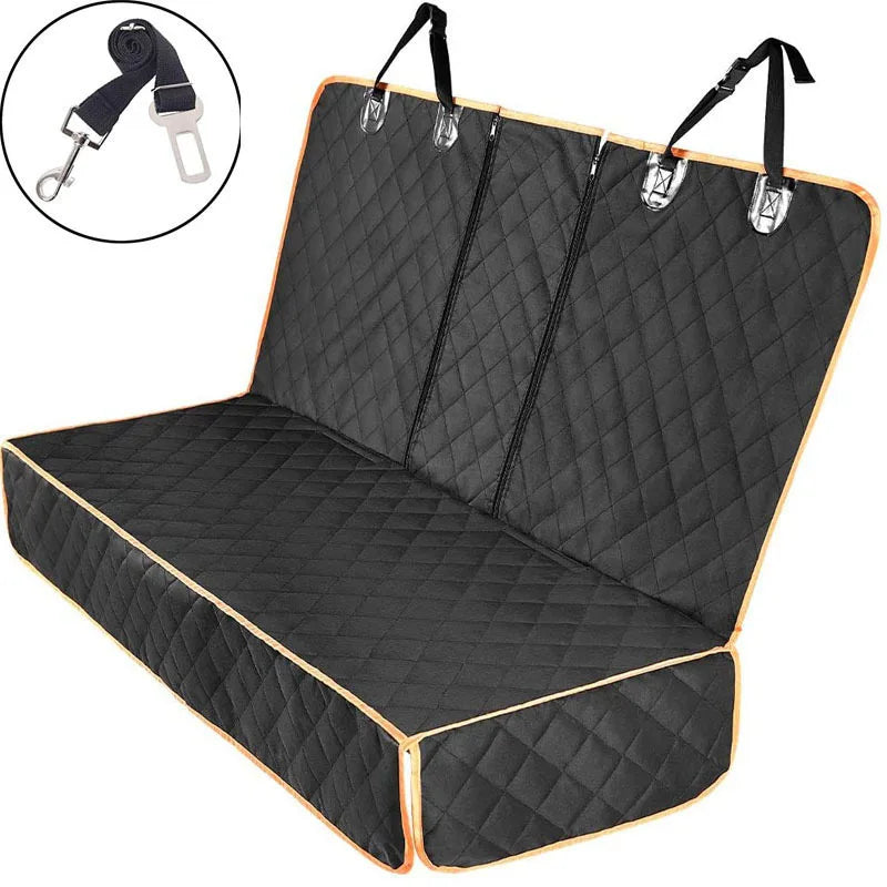 Car Dog Seat Cover for Back Seat Waterproof Auto Rear Pet Seat Protector Mat Nonslip Universal Safety Carrier For Outing Dogs CM World
