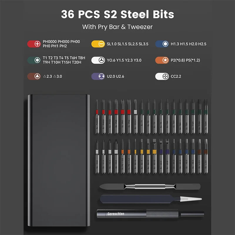 Precision Screwdriver Set Screwdriver Kit Bits Magnetic Repair Tool for Glasses Watches  PC Computer Camera Mobile Phone Repair CM World