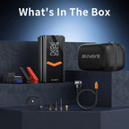 NEW 4-IN-1 Car Jump Starter With 150PSI Tire Inflator Air Pump Portable Car Battery Booster Power Bank For 12V Gas/Diesel
