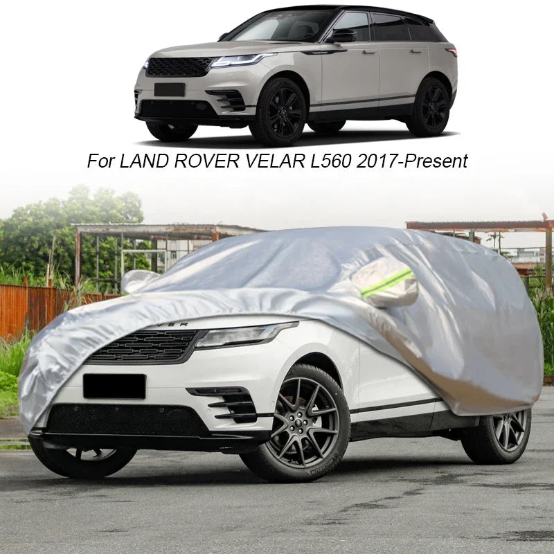 Car Cover Rain Frost Snow Dust Waterproof For Land Rover Discovery Sport Defender Range Rover Evoque Velar Anti-UV Cover Accesso Car Mobile World