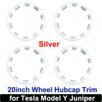 For Tesla Model Y Juniper 2025 Wheel Guard Protector Cover 20 Inch Rim Wheel Hub Protection Patch ABS Auto Exterior Accessories