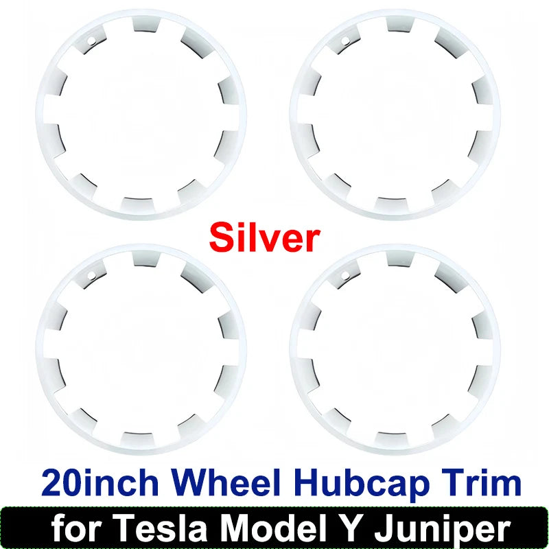 For Tesla Model Y Juniper 2025 Wheel Guard Protector Cover 20 Inch Rim Wheel Hub Protection Patch ABS Auto Exterior Accessories