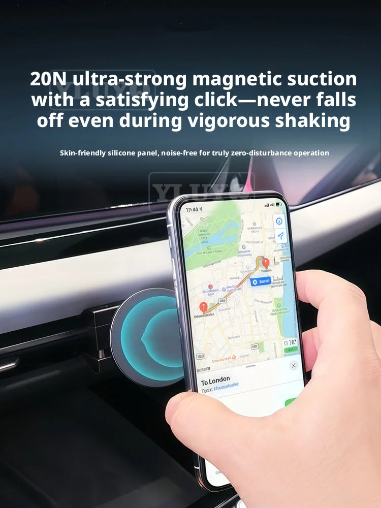 al alloy For AUDI 2026 Q5 A5 Q6L/A6L e-tron C9  Dedicated Phone Holder Wireless Charging Magnetic Car Mount Interior accessories