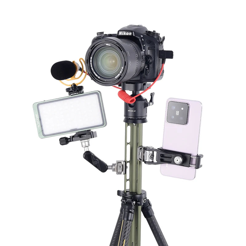 AOKA TS194C Professional Lightest Travel Compact Phone Camera Tripod Stand for Backpacker