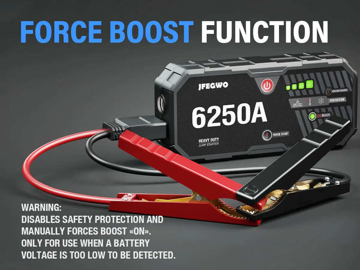 Car 6000A Portable 12V  Jump Starter Power Bank 12V Auto Battery Charger Booster Starting Device