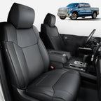 For 2007-2025 Toyota Tundra Crew Max Double Cab Hybrid Custom Fit Car Accessories Seat Covers 5 Seats Top Quality Leather CM World